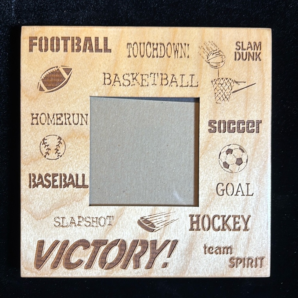 Lasercraft Sports Photo Frame